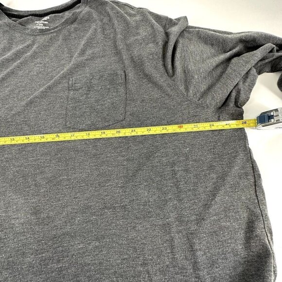 Roundtree & Yorke Softwashed Long Sleeve Front Pocket Crewneck T-Shirt Size 3XB - Picture 6 of 10